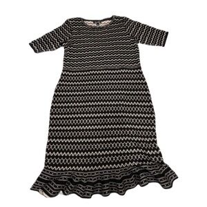 black/white sweater dress roz&ALI XL
